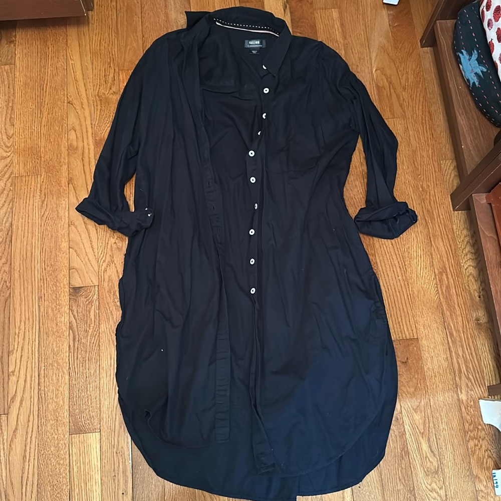 maeve button down tunic